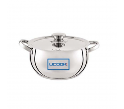 UCOOK Lifetime Cook & Serve Bulging with lid-140MM induction compatible cookware
