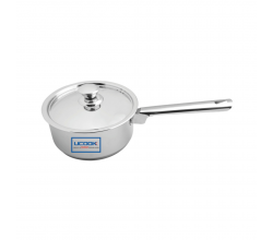 Ucook Lifetime Sauce Pan of stainless steel-200 mm (3.1Ltr),silver